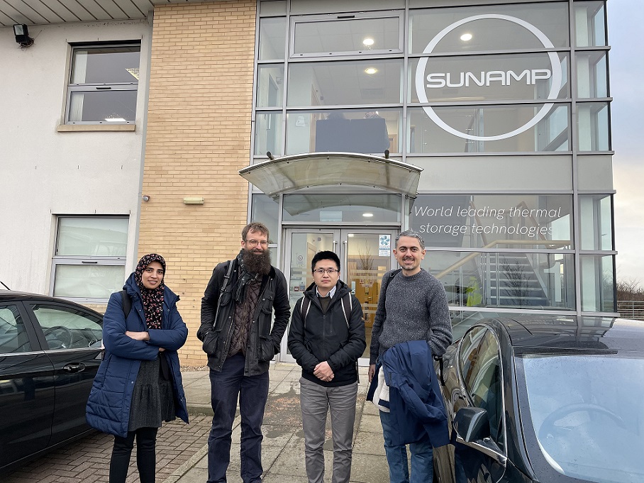 Visit to our Industrial Partner – Sunamp